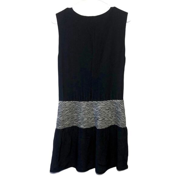 Thakoon Addition Black Sleeveless Faux Wrap Dress - Picture 3 of 8